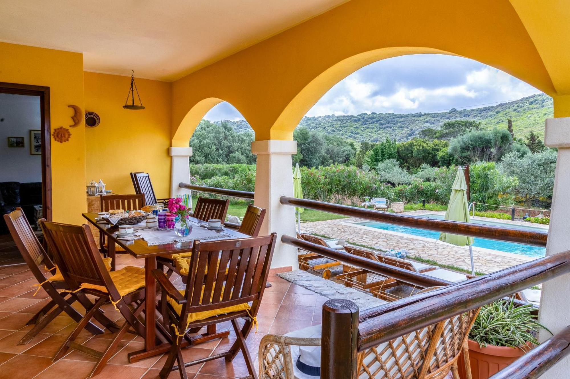 Villa Saige , Piscina Con Idromassaggio Alghero Esterno foto
